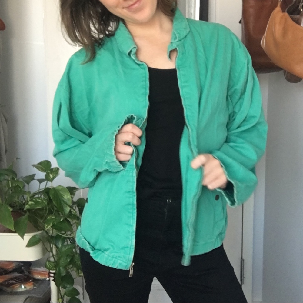 Vintage Mint Green Field Jacket